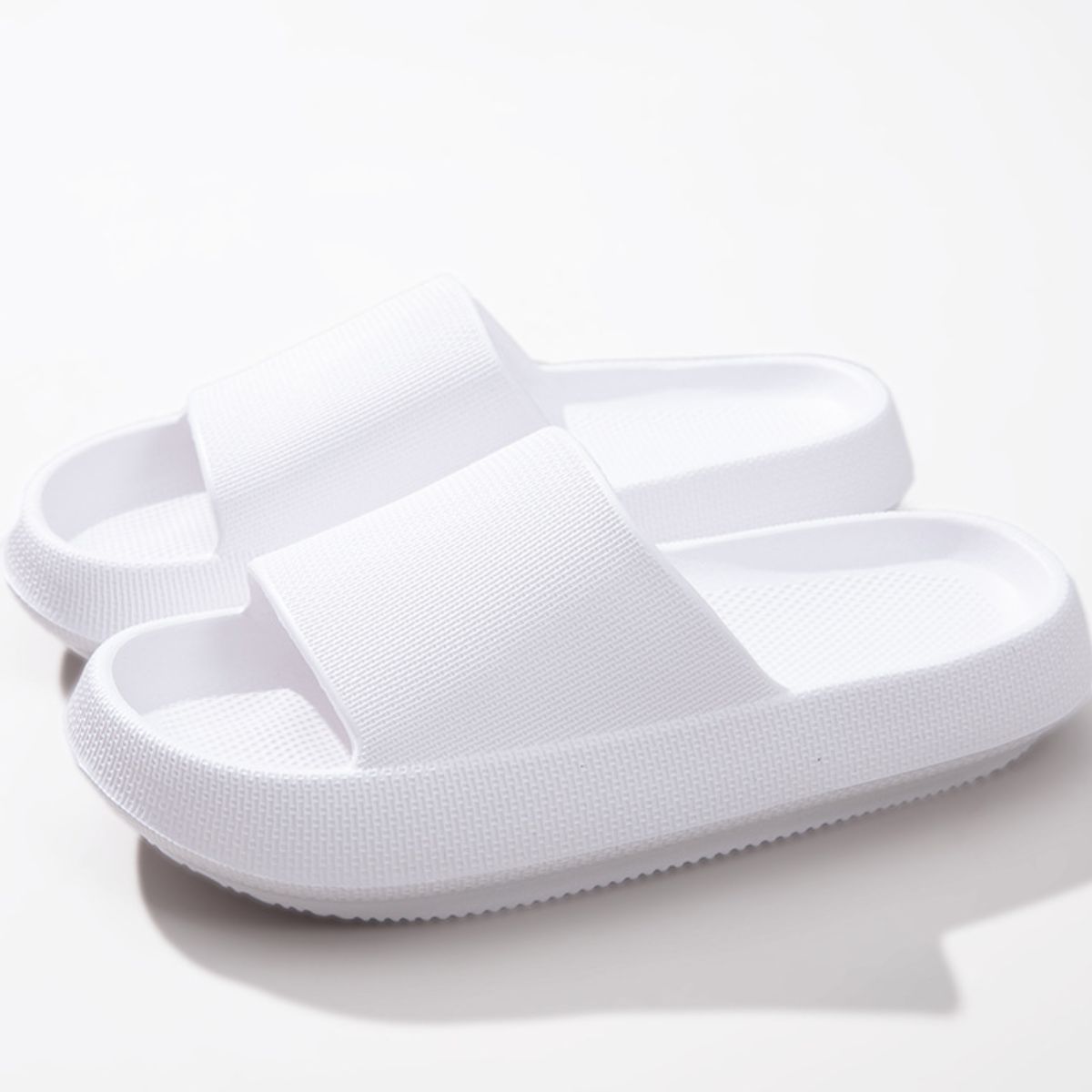 Open Toe Platform Slippers