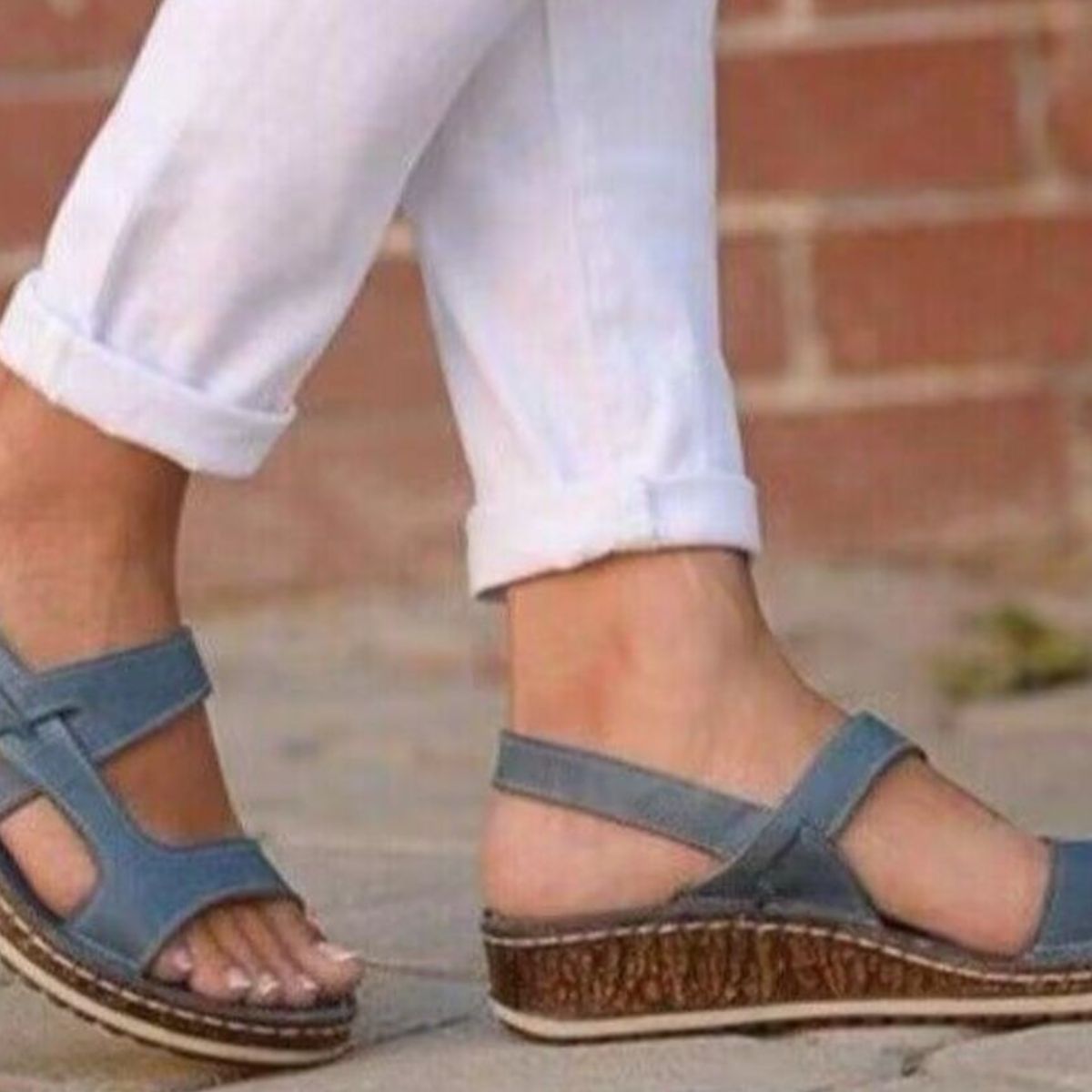 Open Toe Wedge Sandals