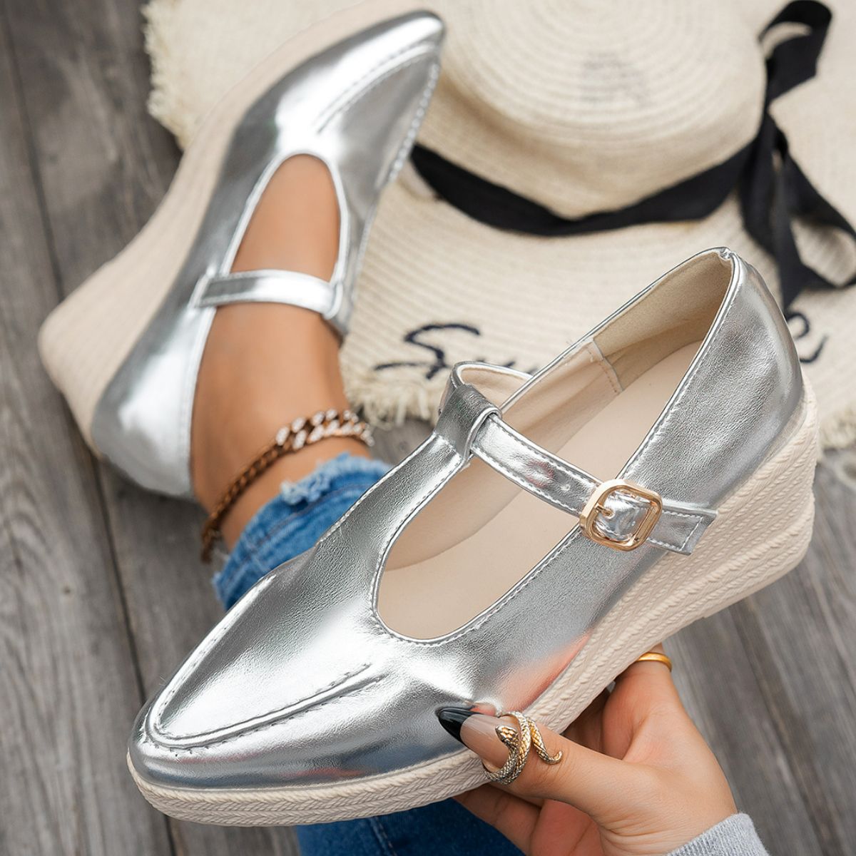 Point Toe Flats Loafers