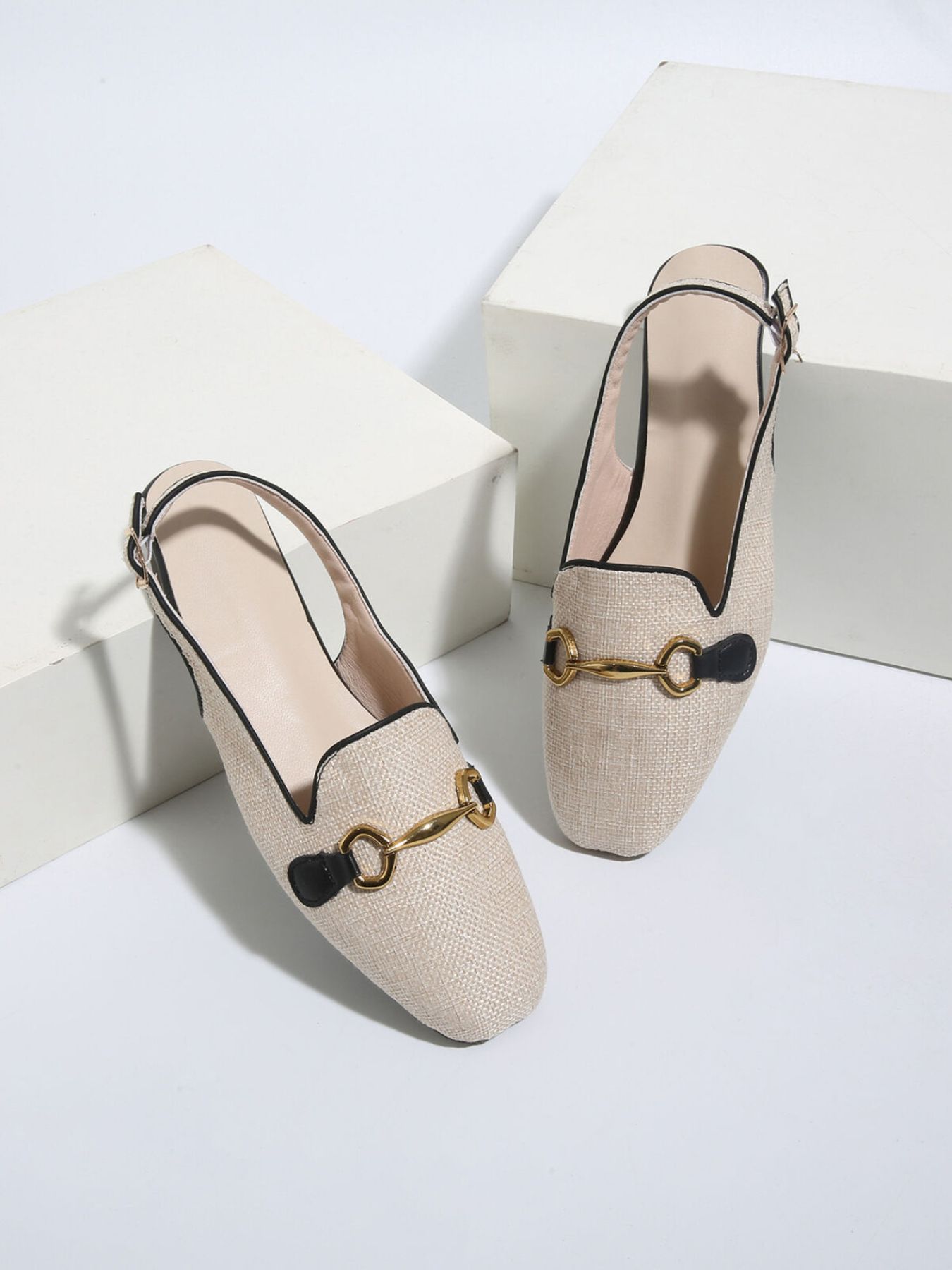 Round Toe Slingback Sandals