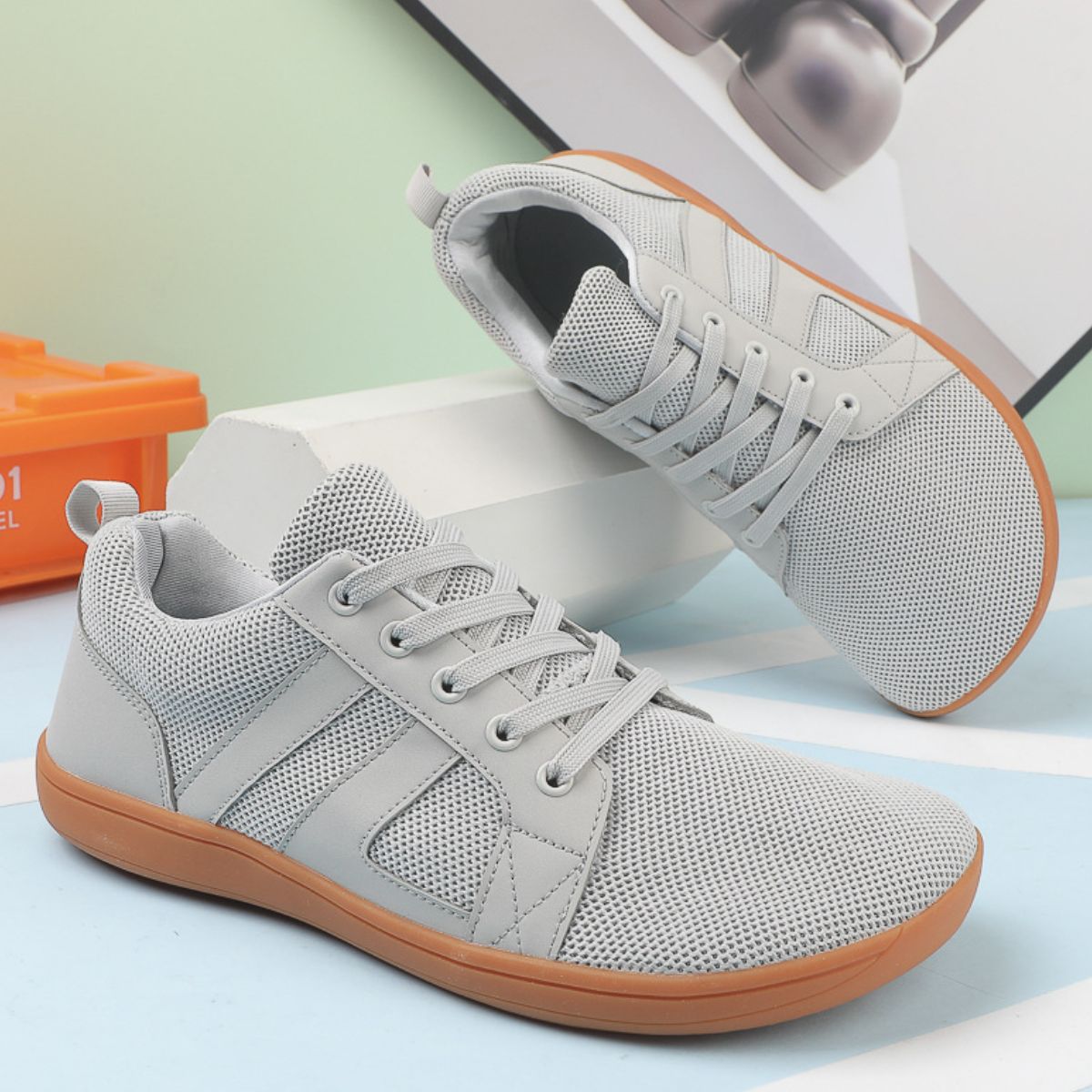 Breathable Mesh Round Toe Athletic