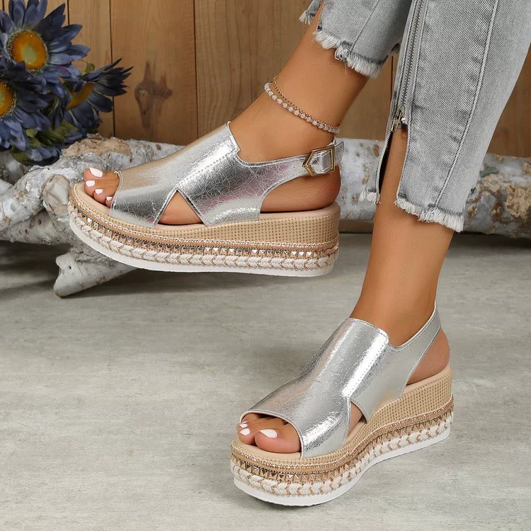 Open Toe Wedge Sandals