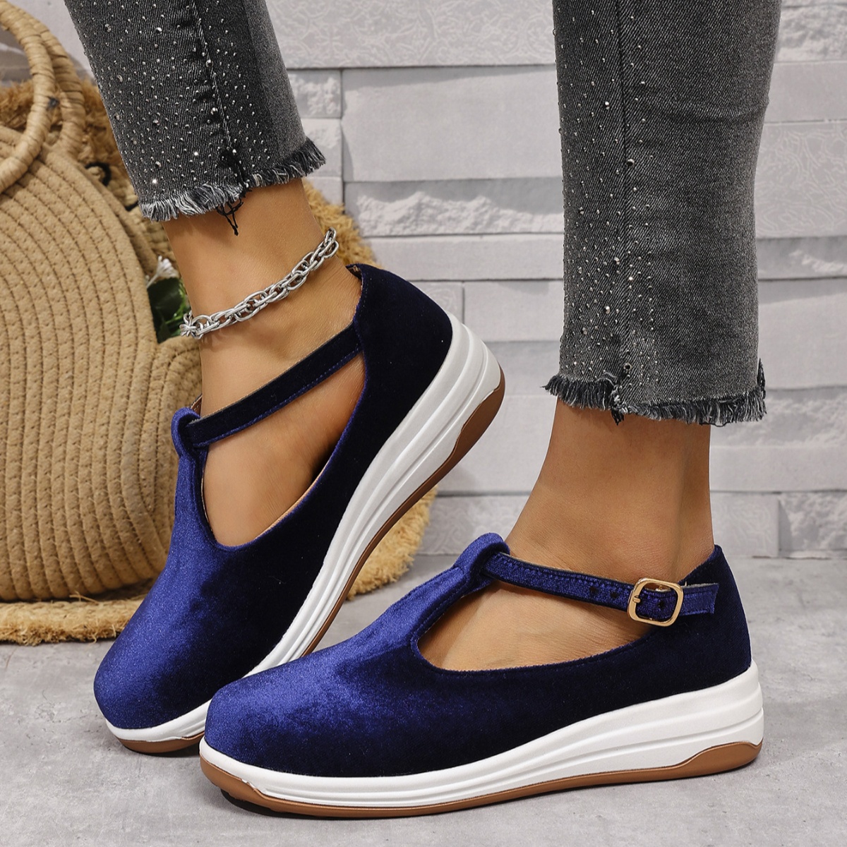 Round Toe Slip-Ons