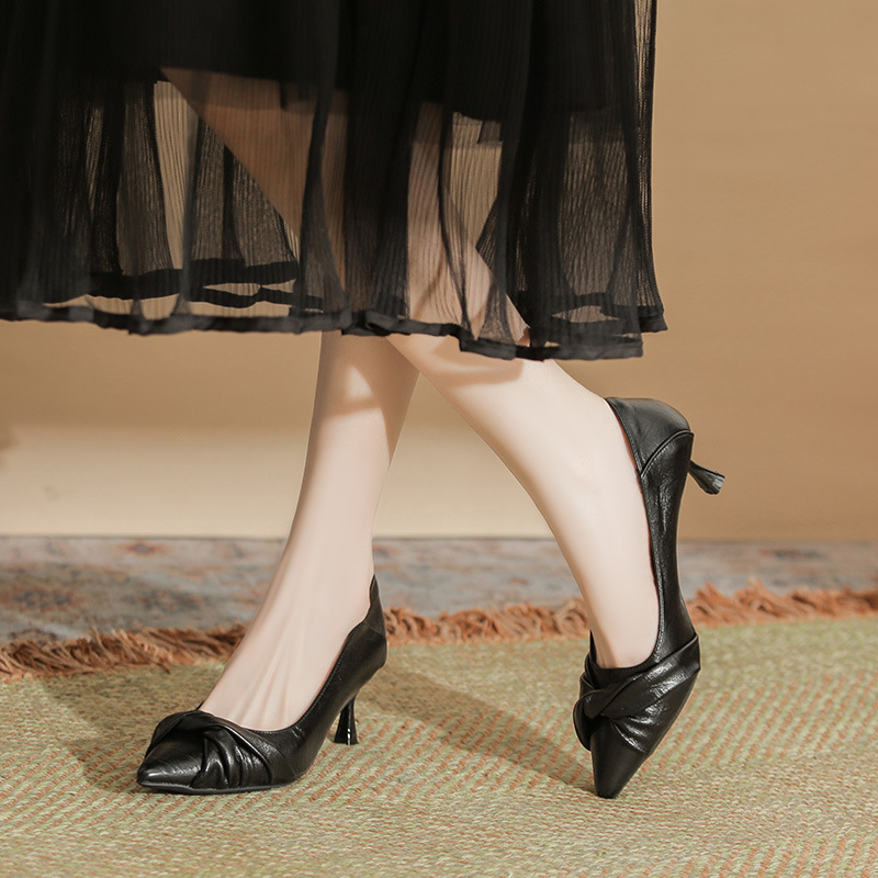 Point Toe Kitten Heels Pumps
