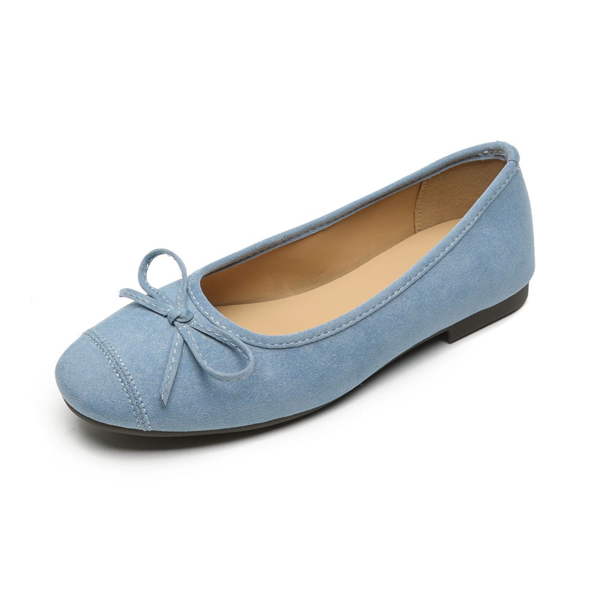 Square Toe Flats Slip-Ons