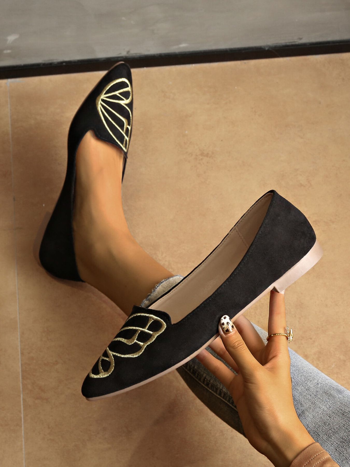 Point Toe Slip-Ons