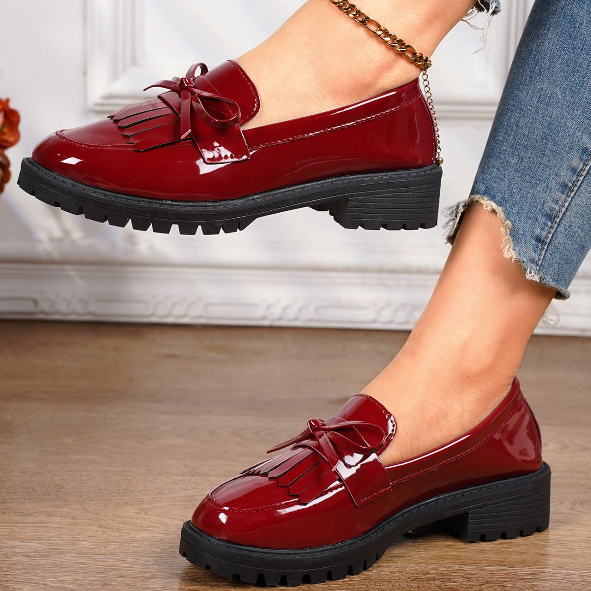 Round Toe Slip-Ons