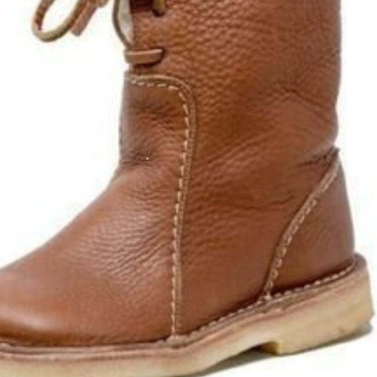 Round Toe Flats Boots