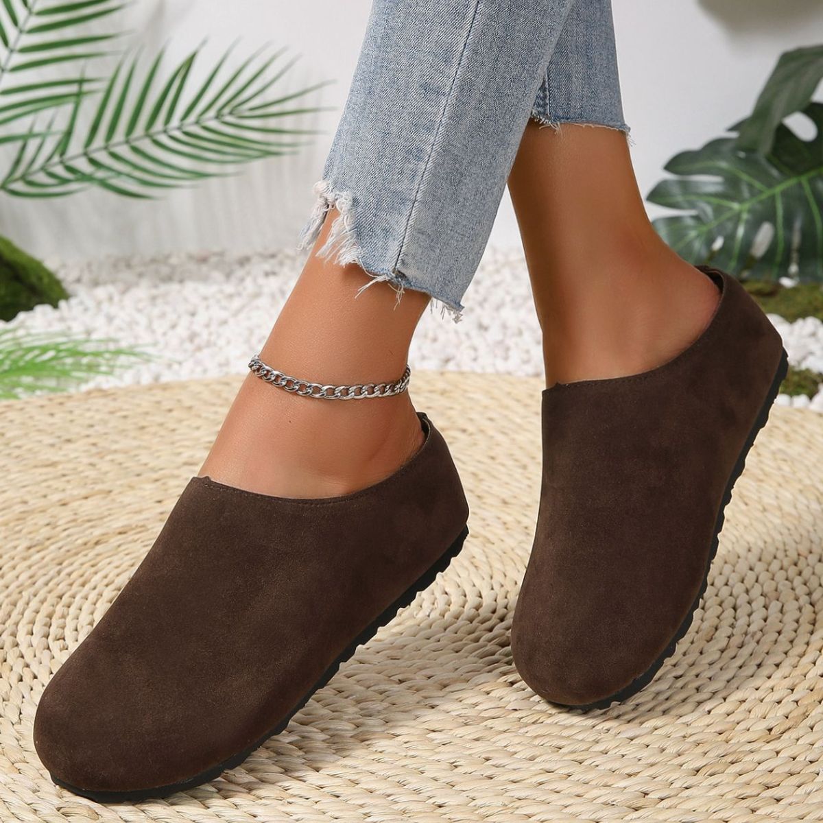 Round Toe Slip-Ons