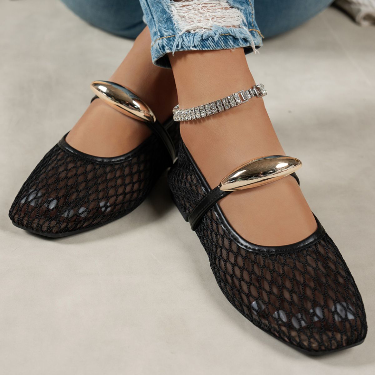 Square Toe Slip-Ons