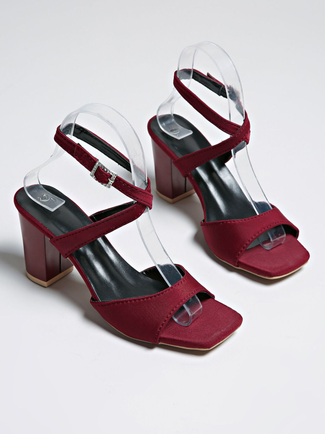 Open Toe Block Heels Sandals