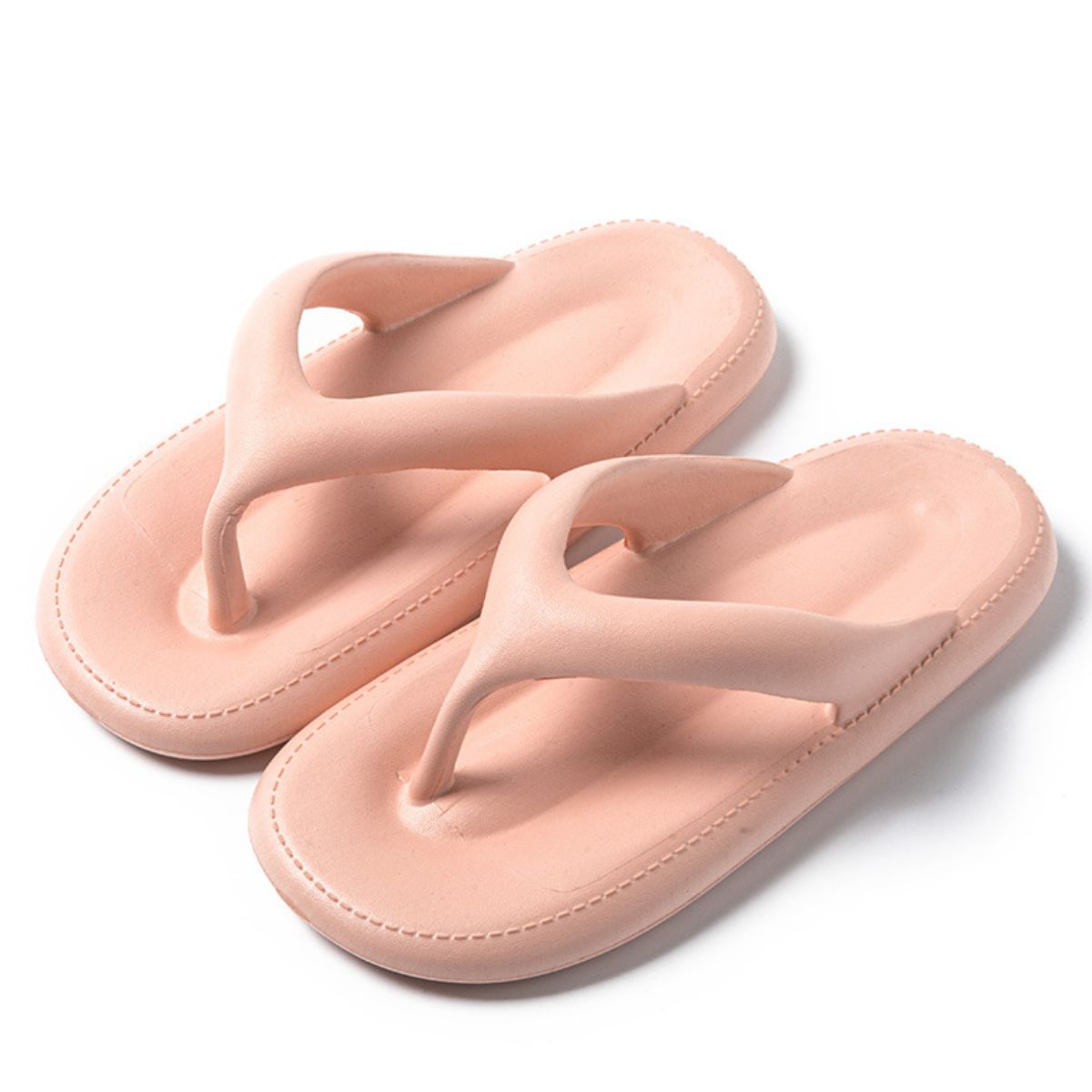 Toe Post Platform Slippers