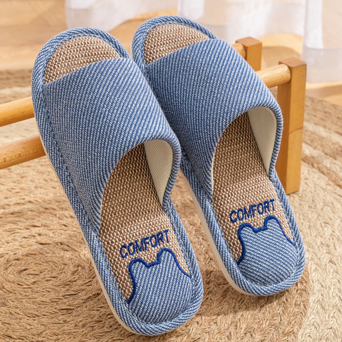 Open Toe Flats Slippers