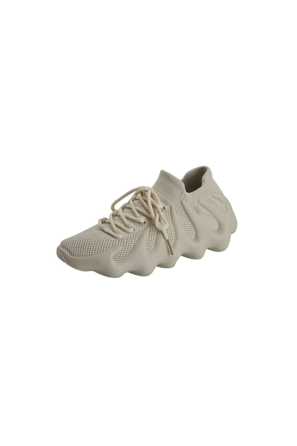 Lace Up Round Toe Mesh Athletic