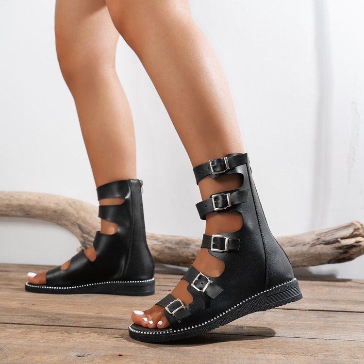 Open Toe Flats Sandals