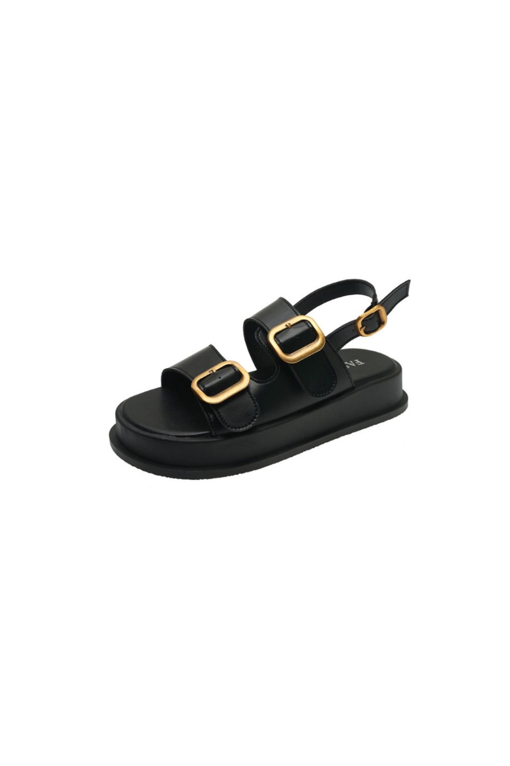 Buckle Open Toe Platform Sandals