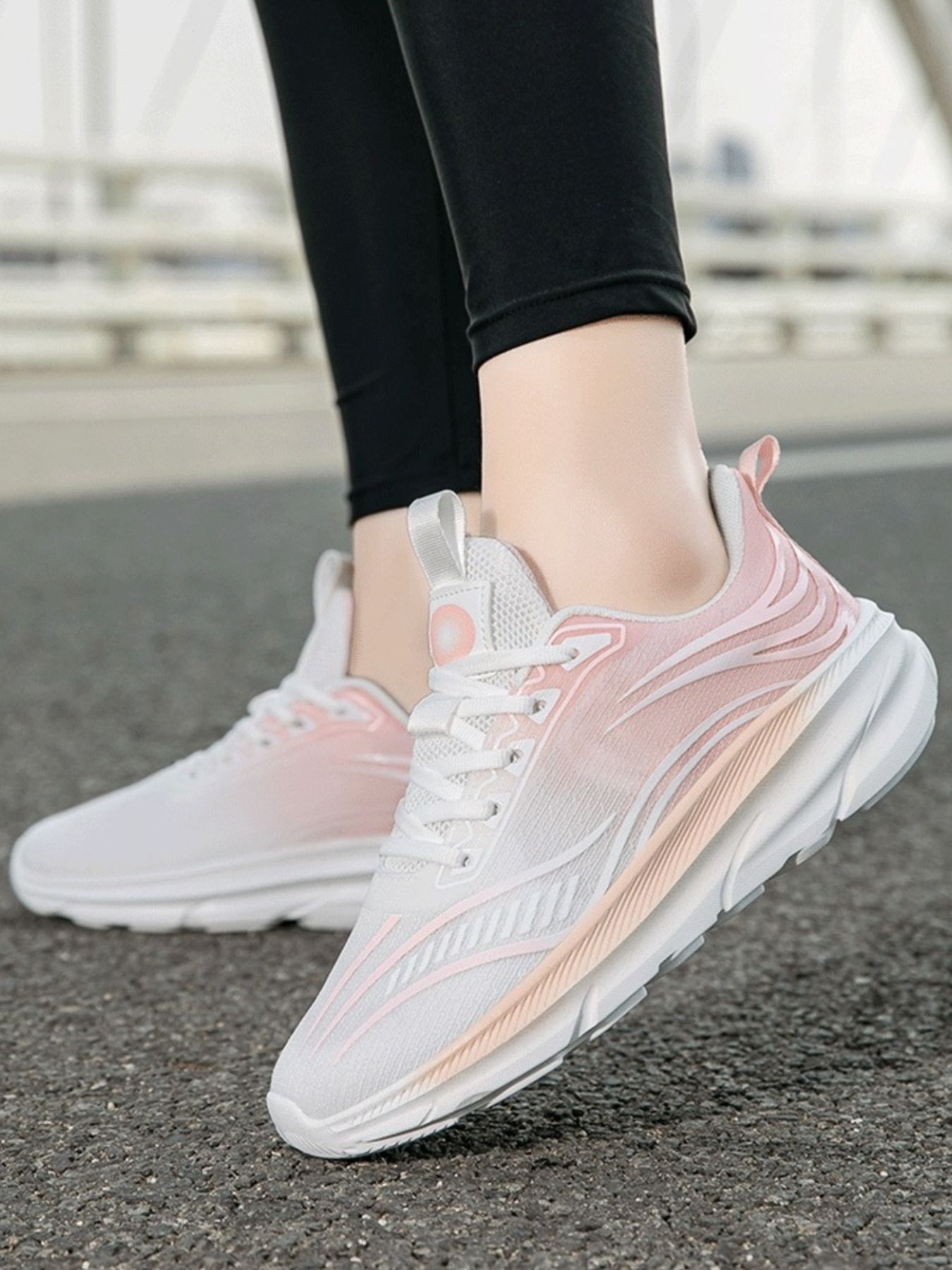 Gradient Colorful Breathable Athletic