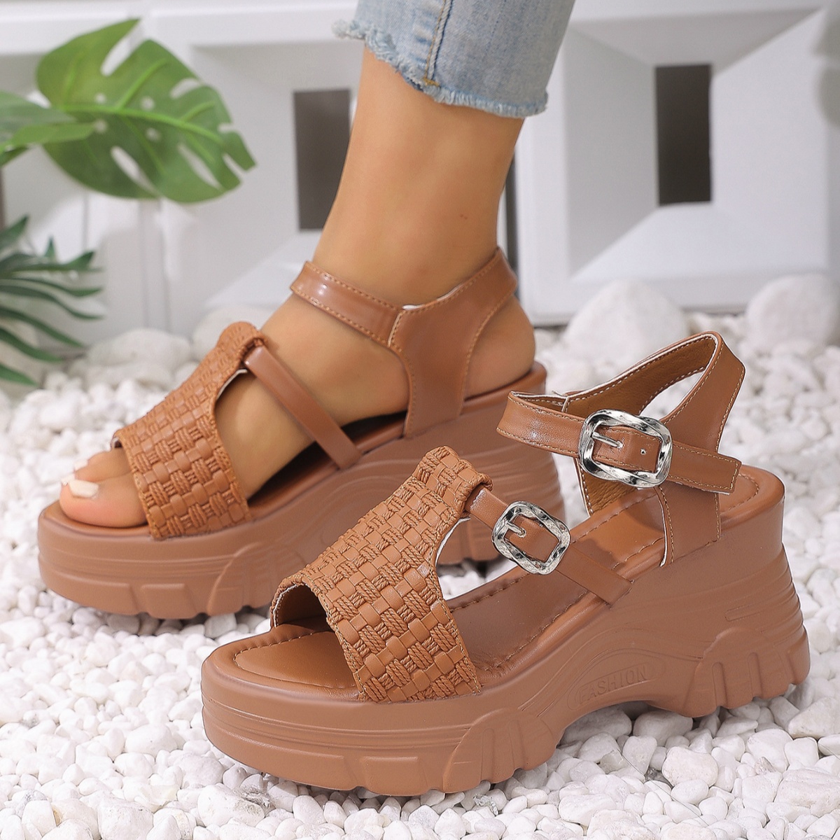 Open Toe Wedge Sandals