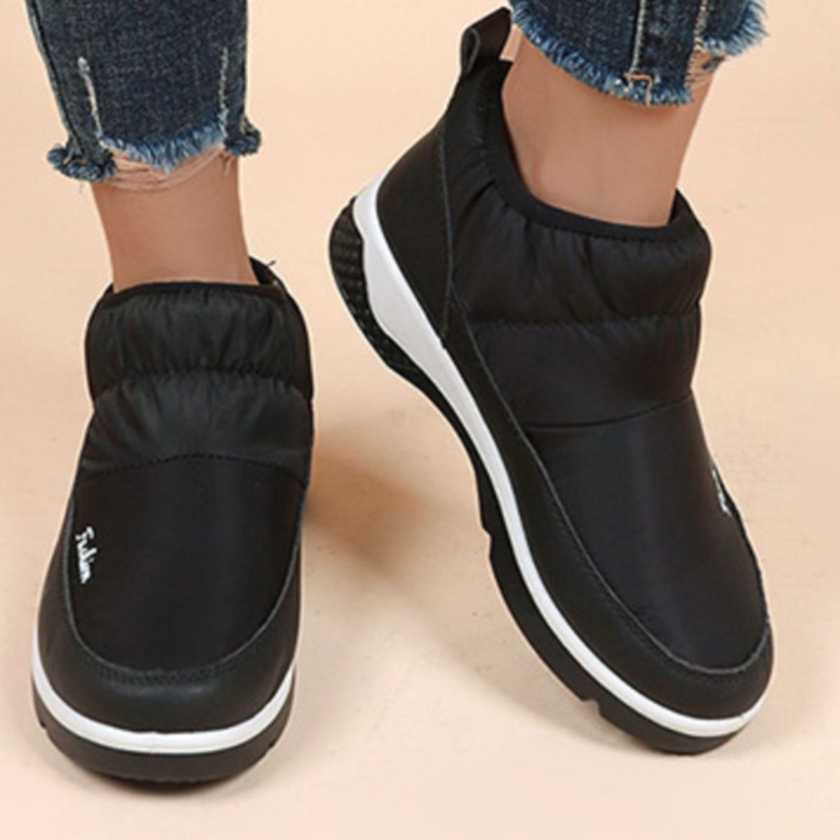 Warm Round Toe Boots