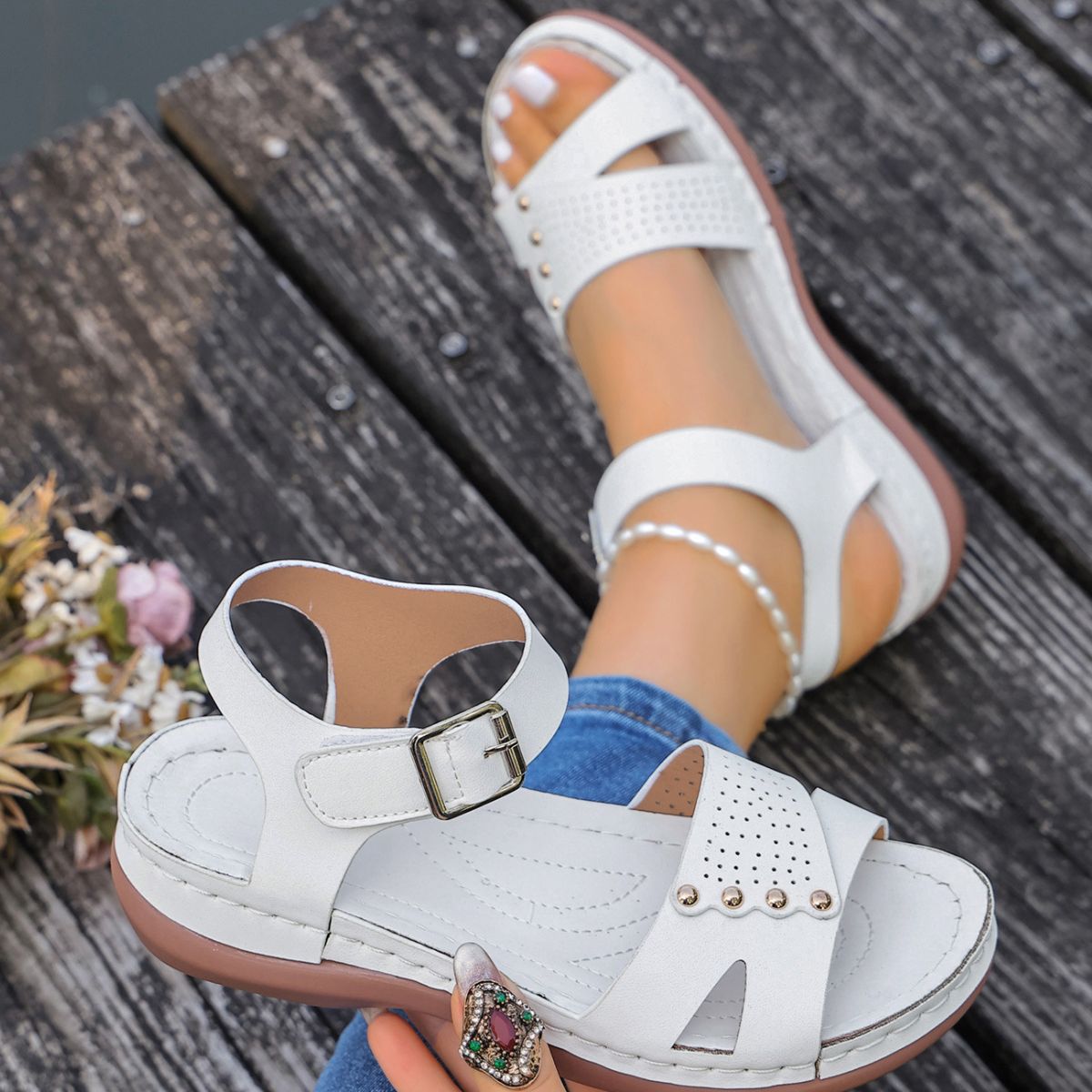 Open Toe Platform Sandals