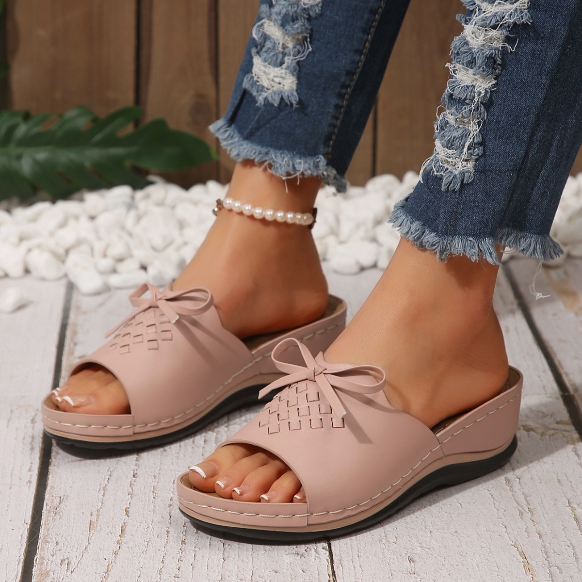 Open Toe Wedge Sandals