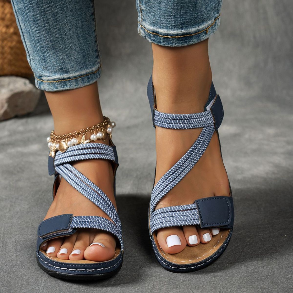 Open Toe Wedge Sandals