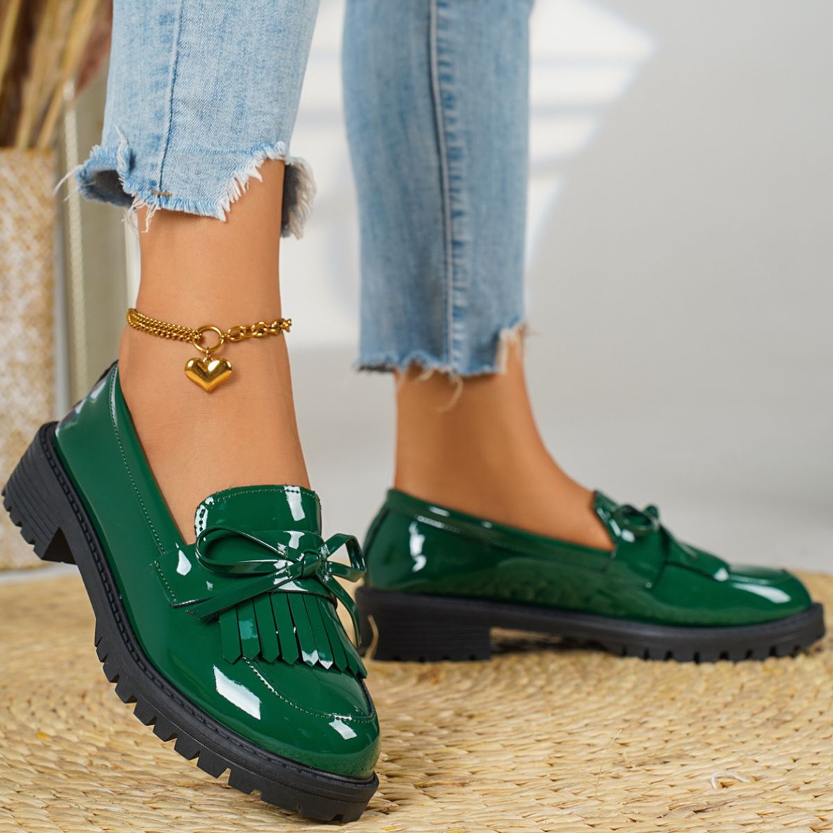 Round Toe Slip-Ons