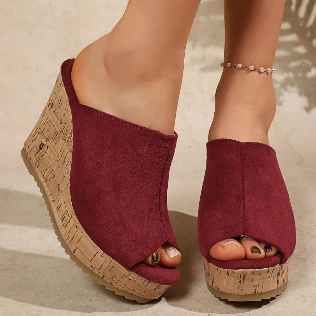Open Toe Wedge Sandals
