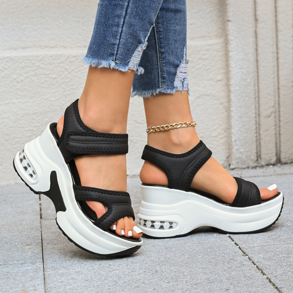 Open Toe Platform Sandals