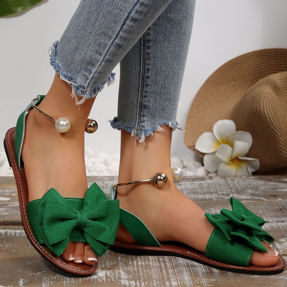 Bow Open Toe Sandals