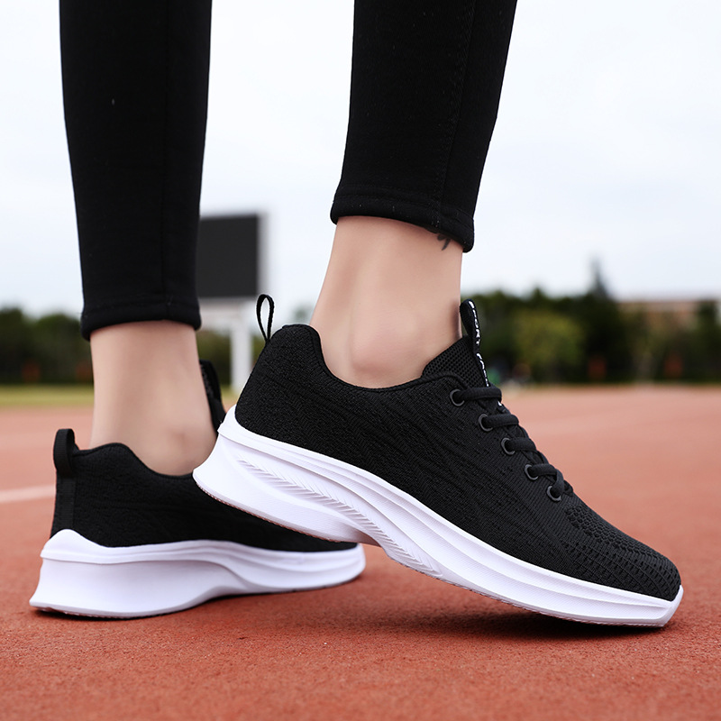 Breathable Mesh Lace Up Athletic