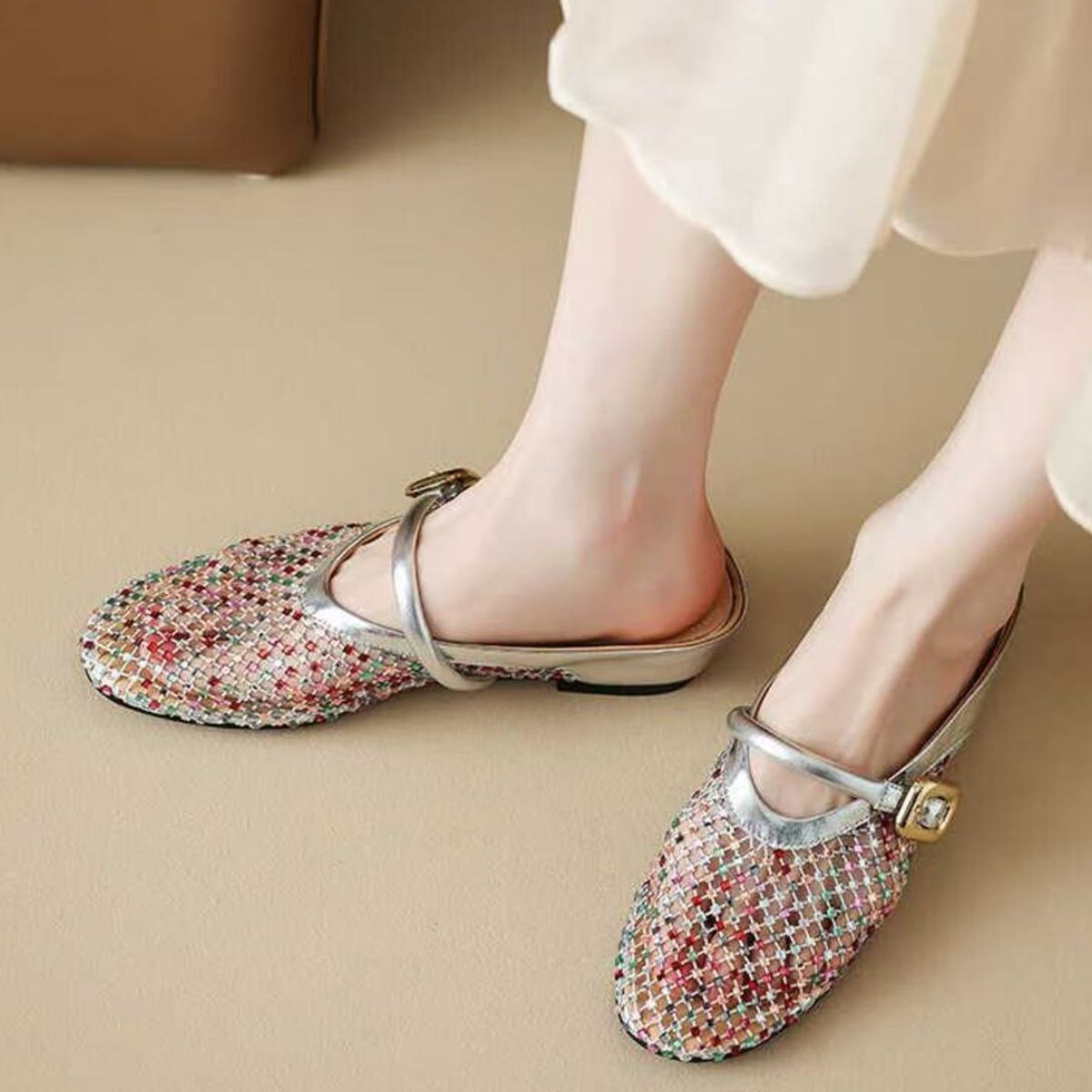 Hollow Out Wedge Sandal