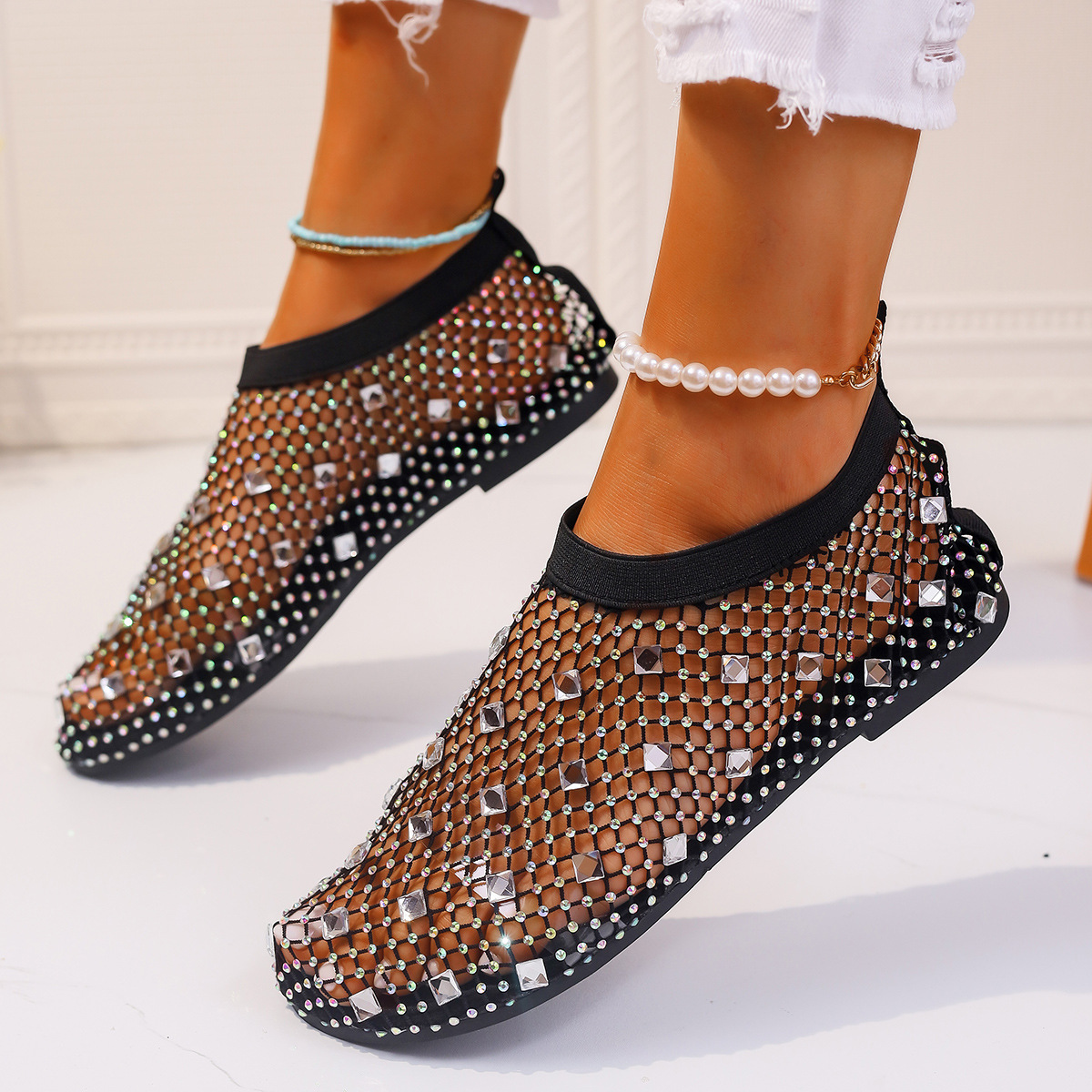 Round Toe Flats Slip-Ons
