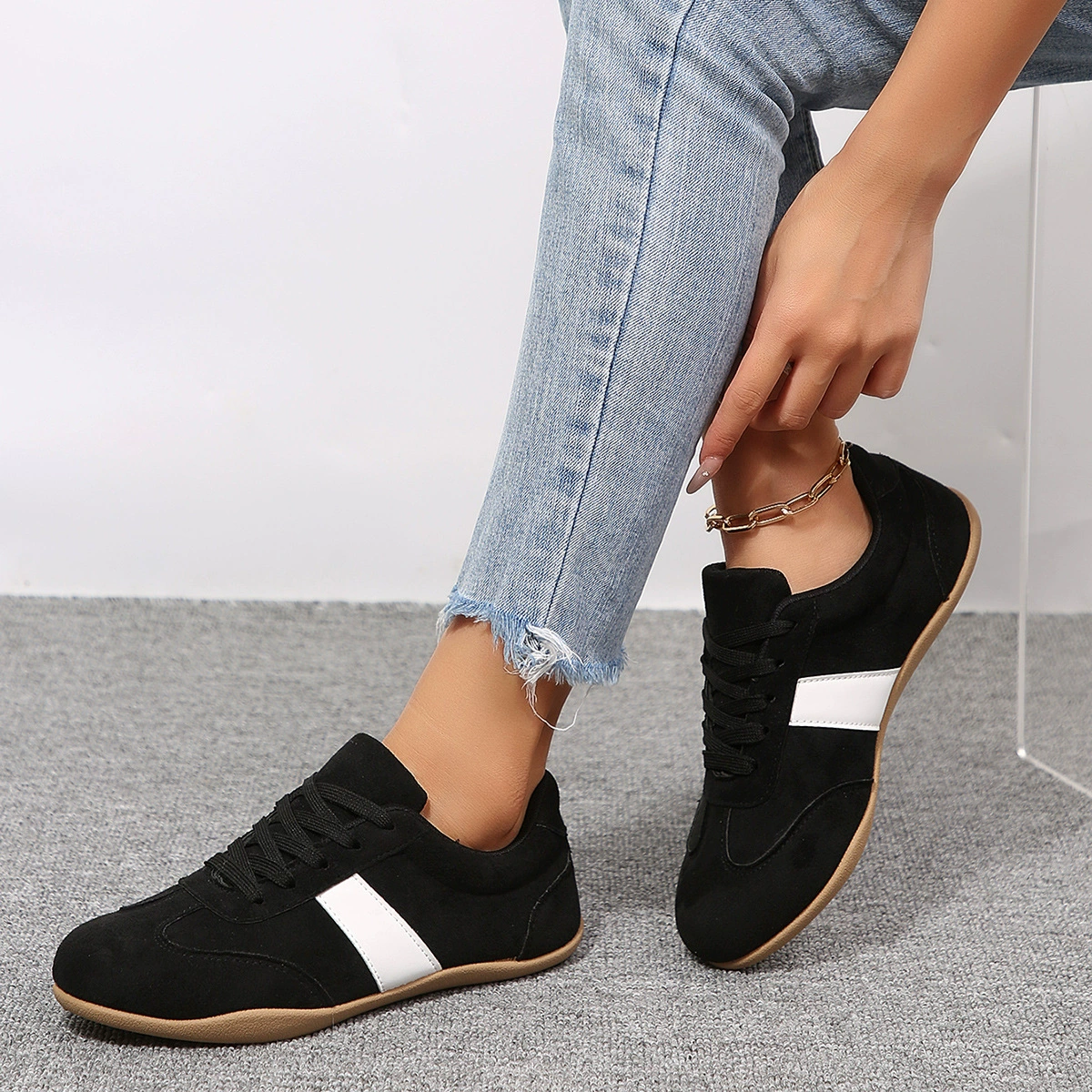 Round Toe Flats Sneakers
