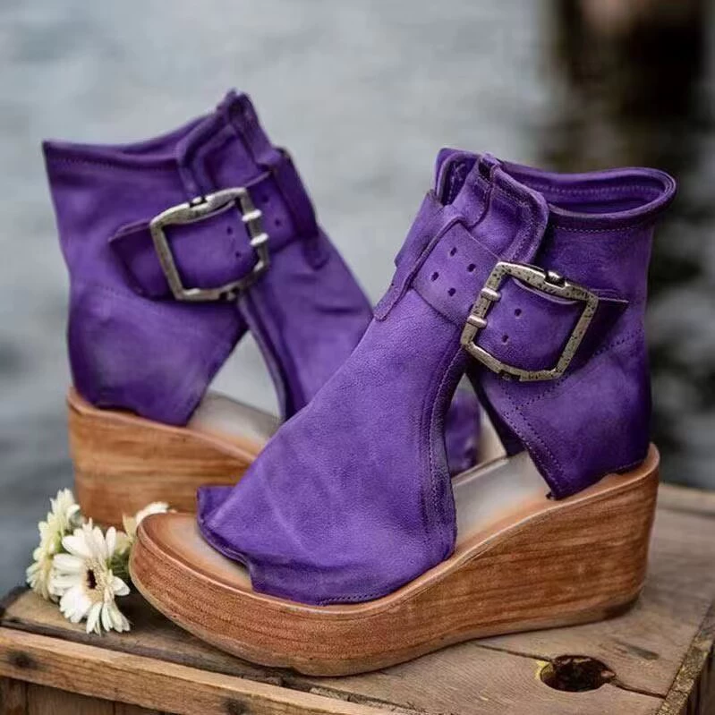 Open Toe Wedge Sandals