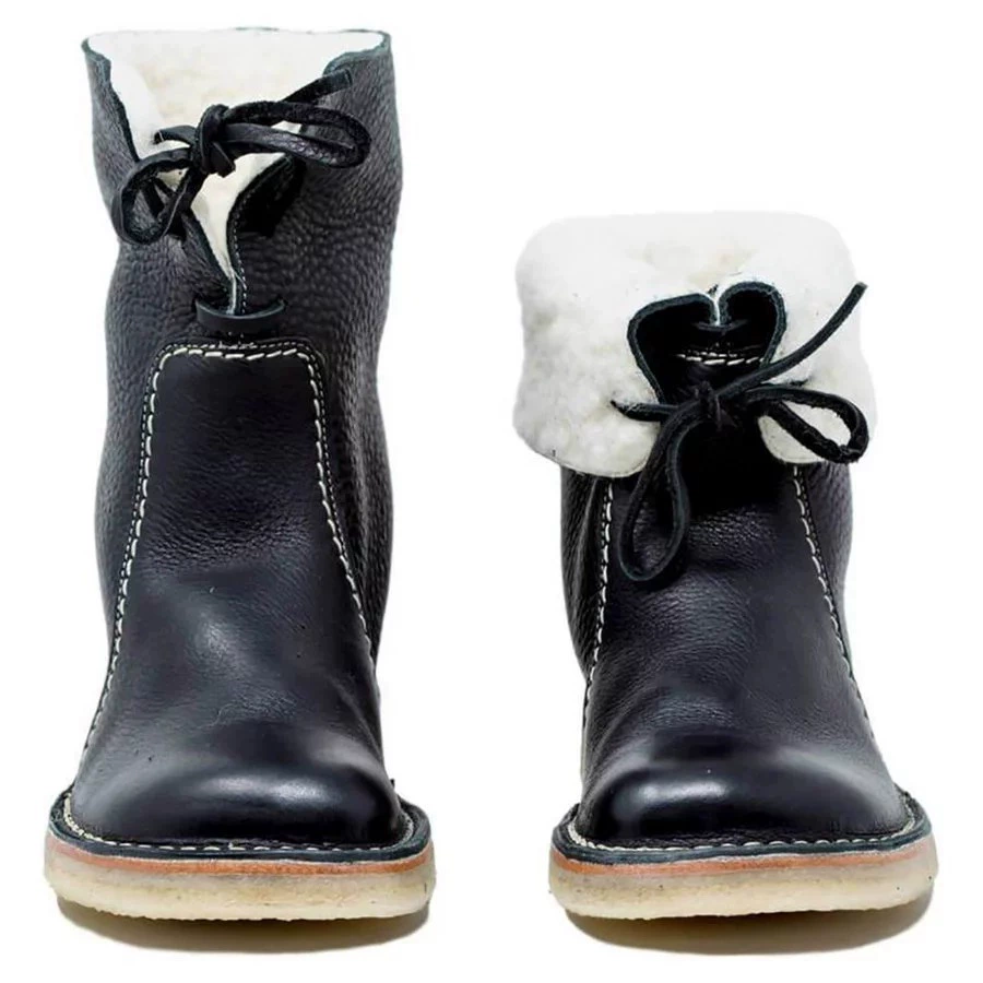 Round Toe Platform Boots