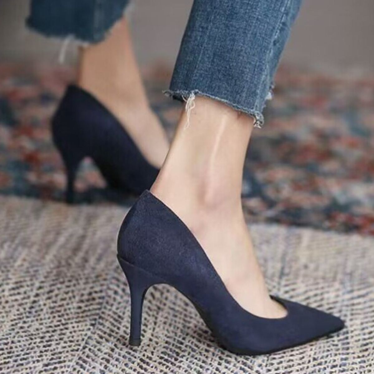 Point Toe Stiletto Pumps
