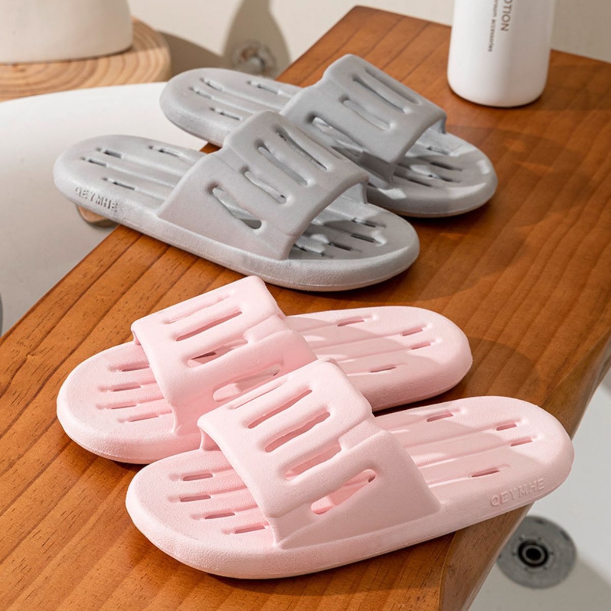 Open Toe Platform Slippers