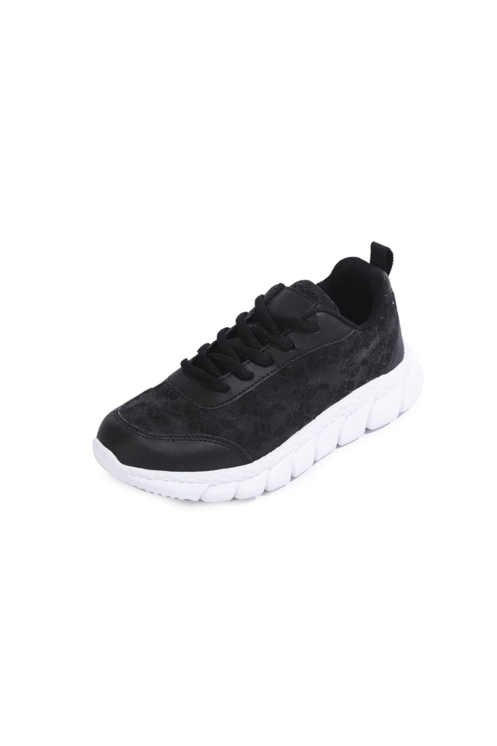 Lace Up Round Toe Star Mesh Athletic