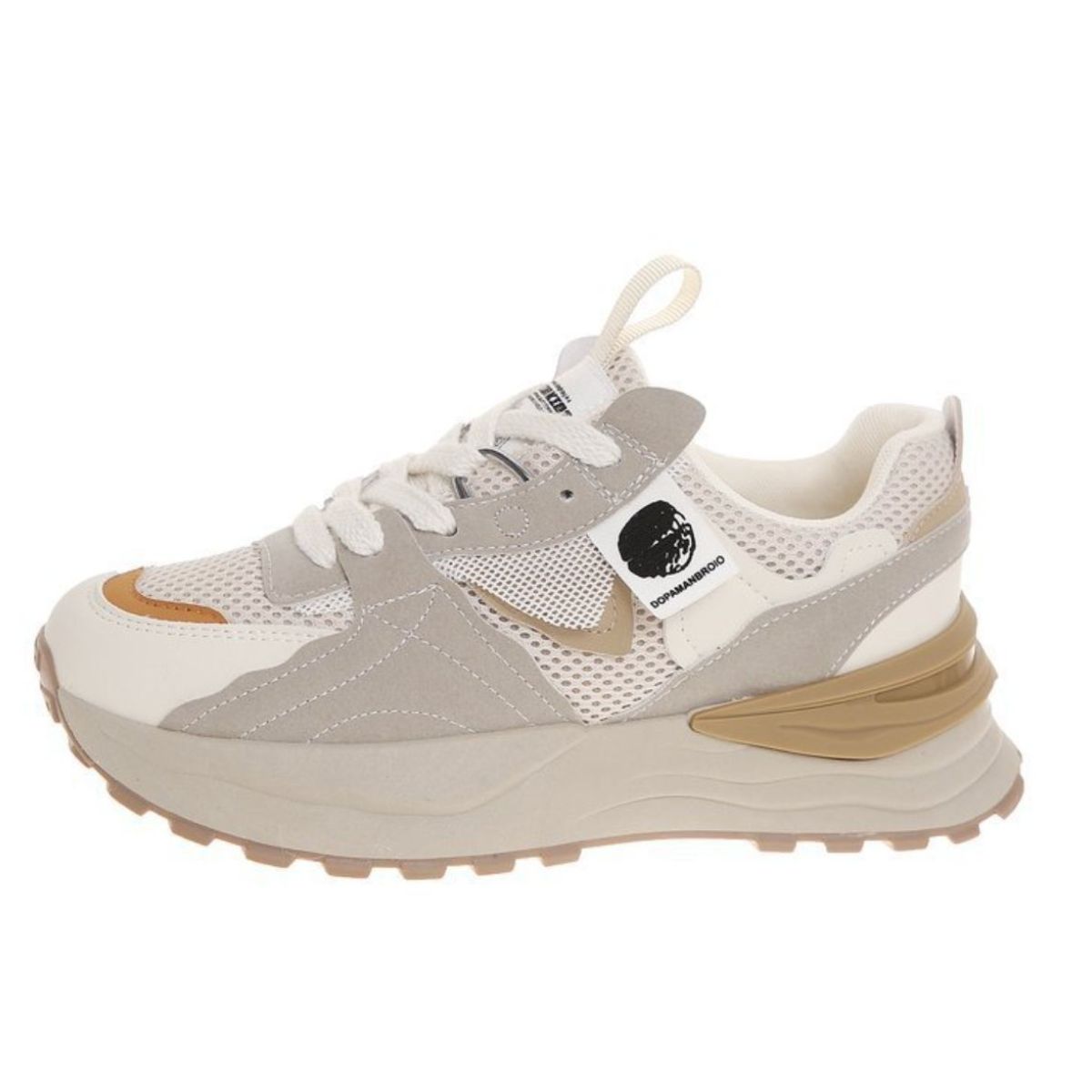 Round Toe Platform Sneakers