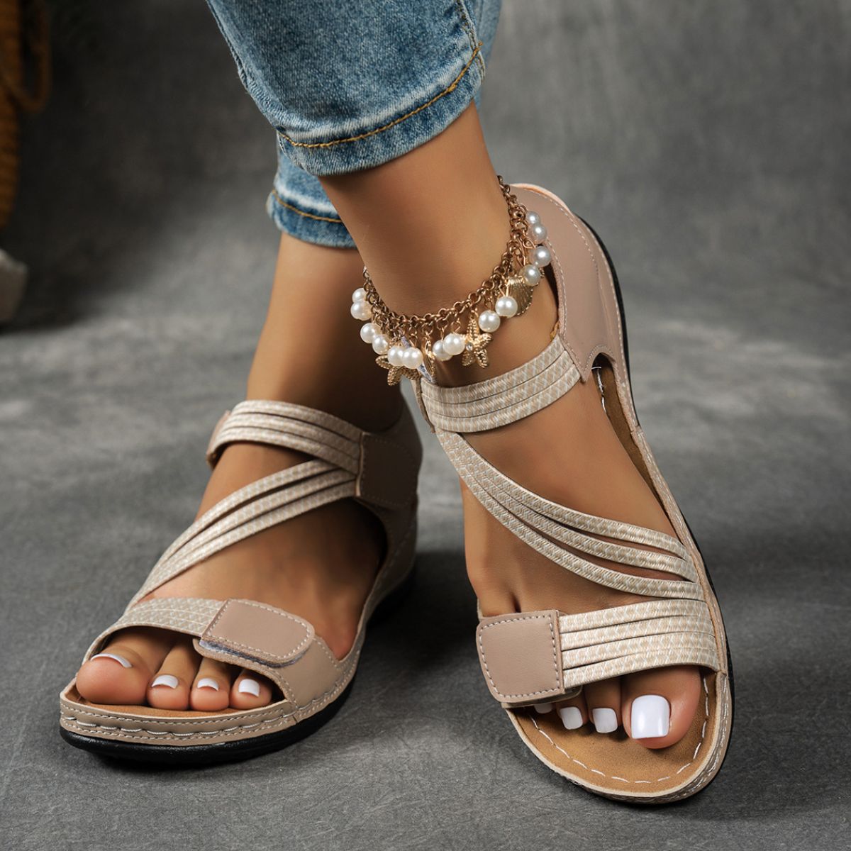 Open Toe Wedge Sandals