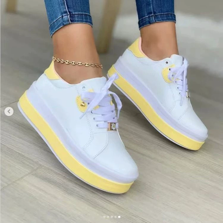 Lace Up Platform Sneakers