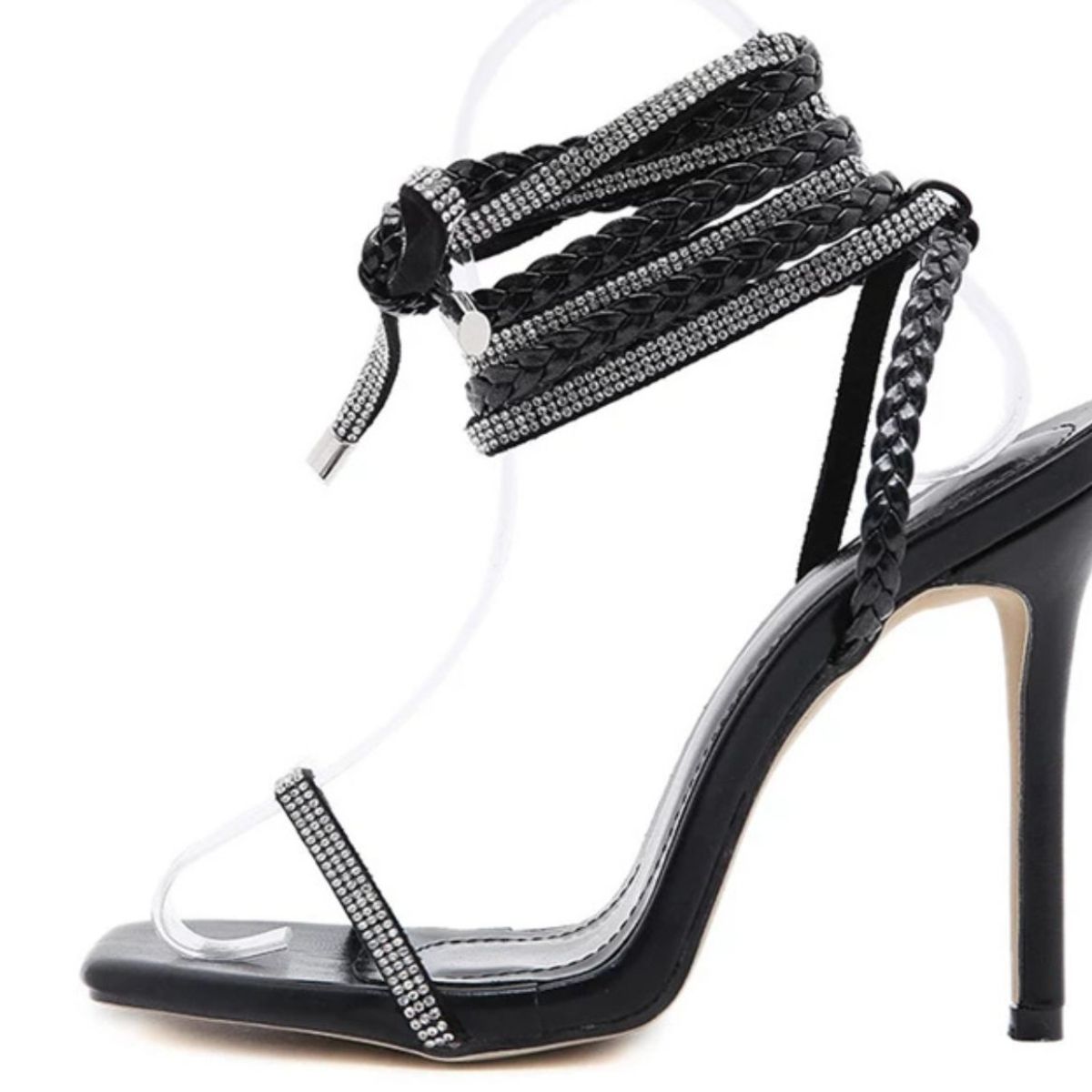 Open Toe Stiletto Sandals