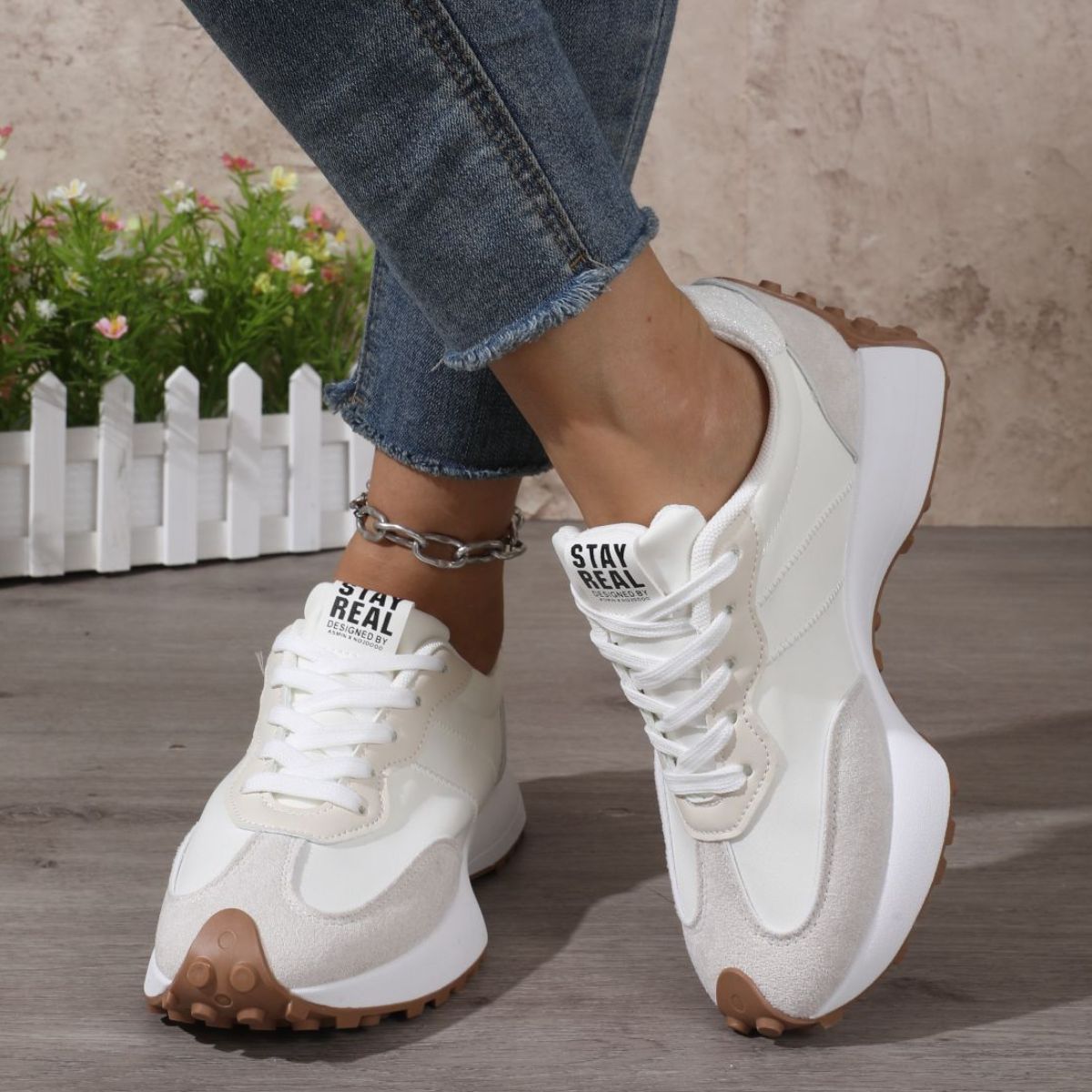 Round Toe Flats Sneakers