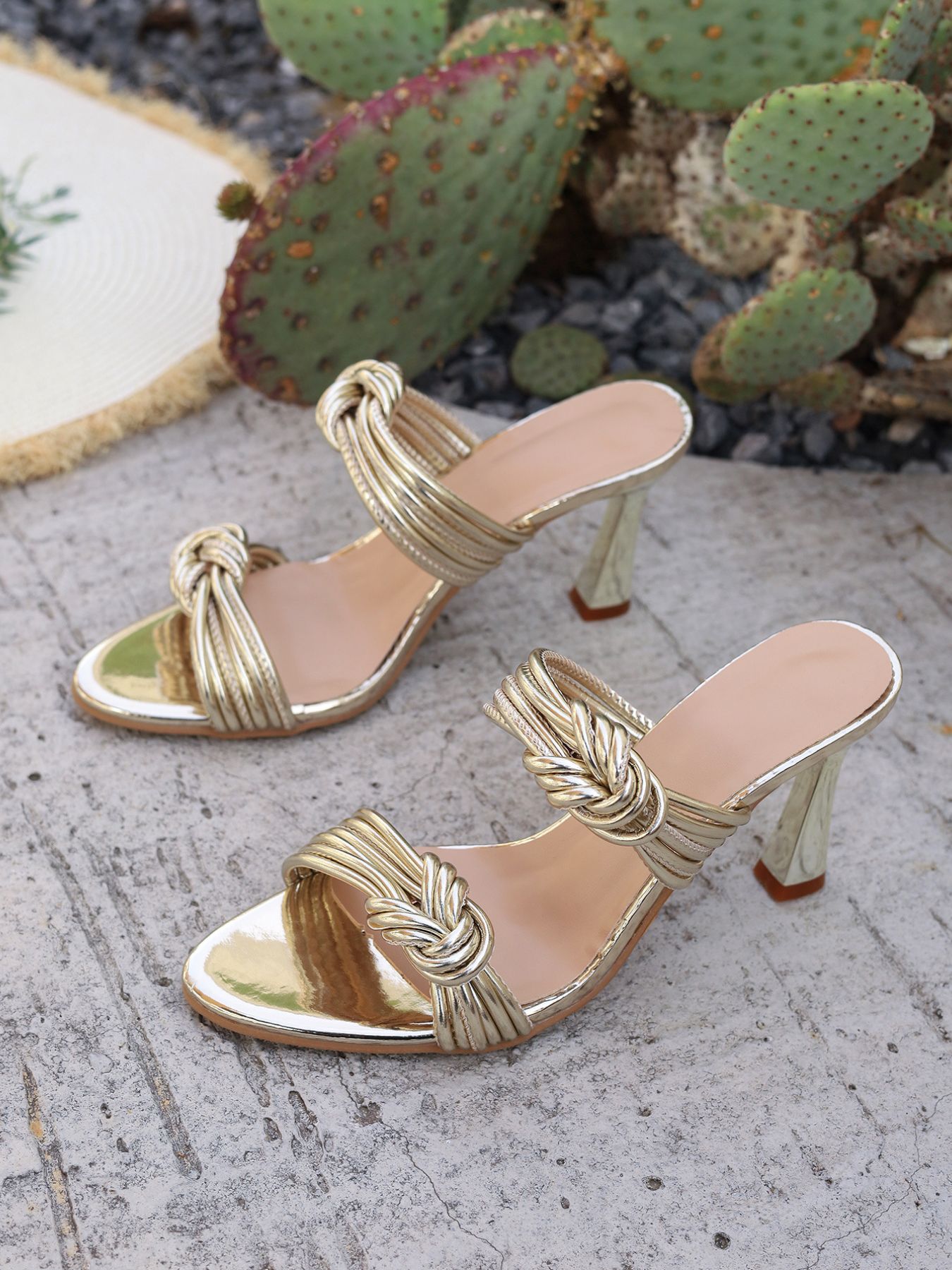 Open Toe High Heel Sandals