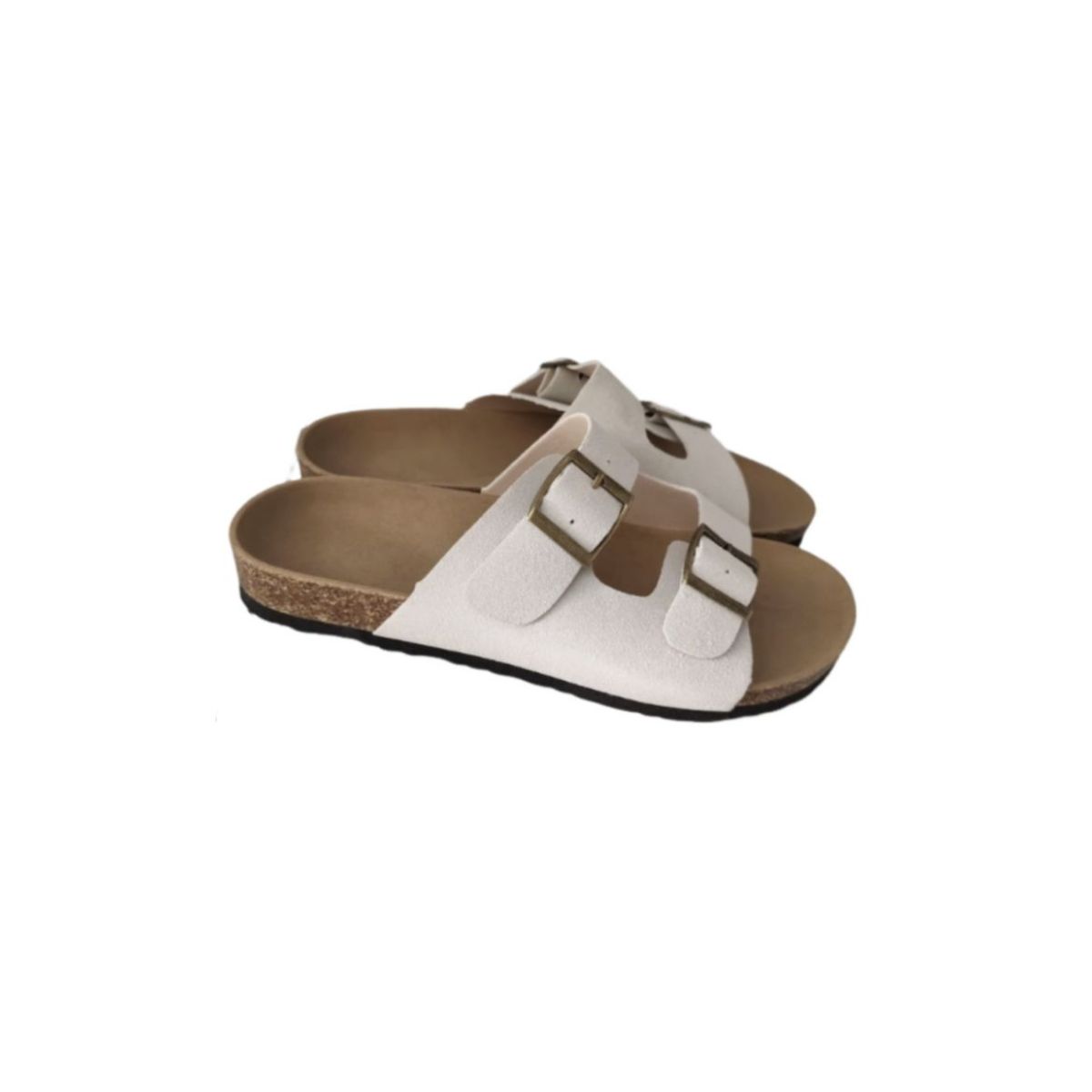 Double Buckle Open Toe Sandals