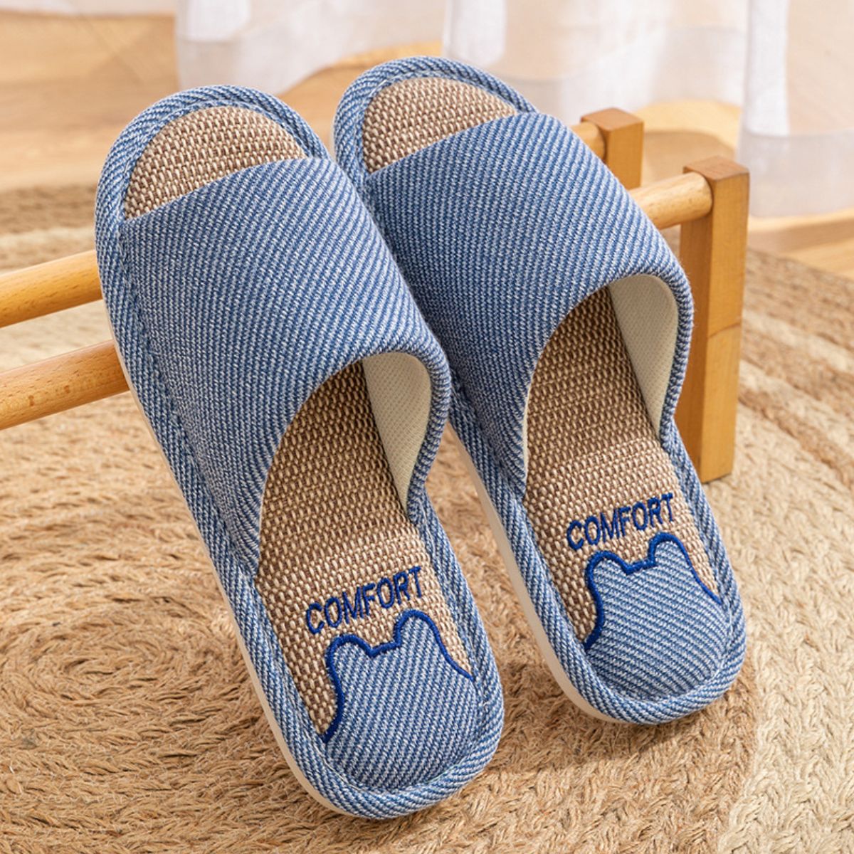 Open Toe Flats Slippers