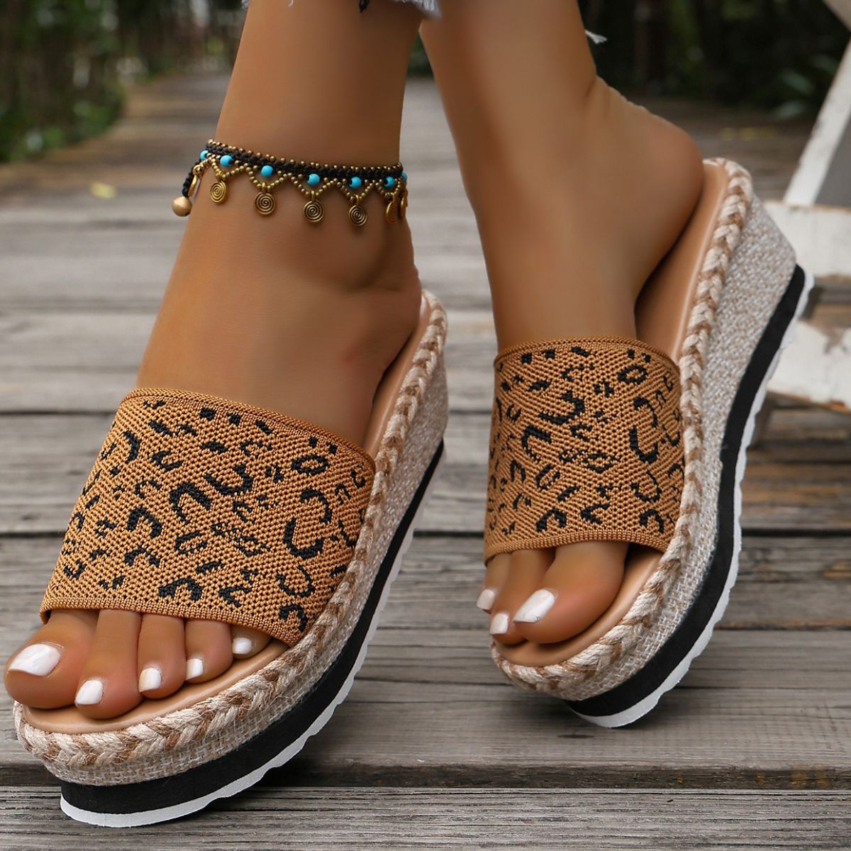Open Toe Platform Sandals
