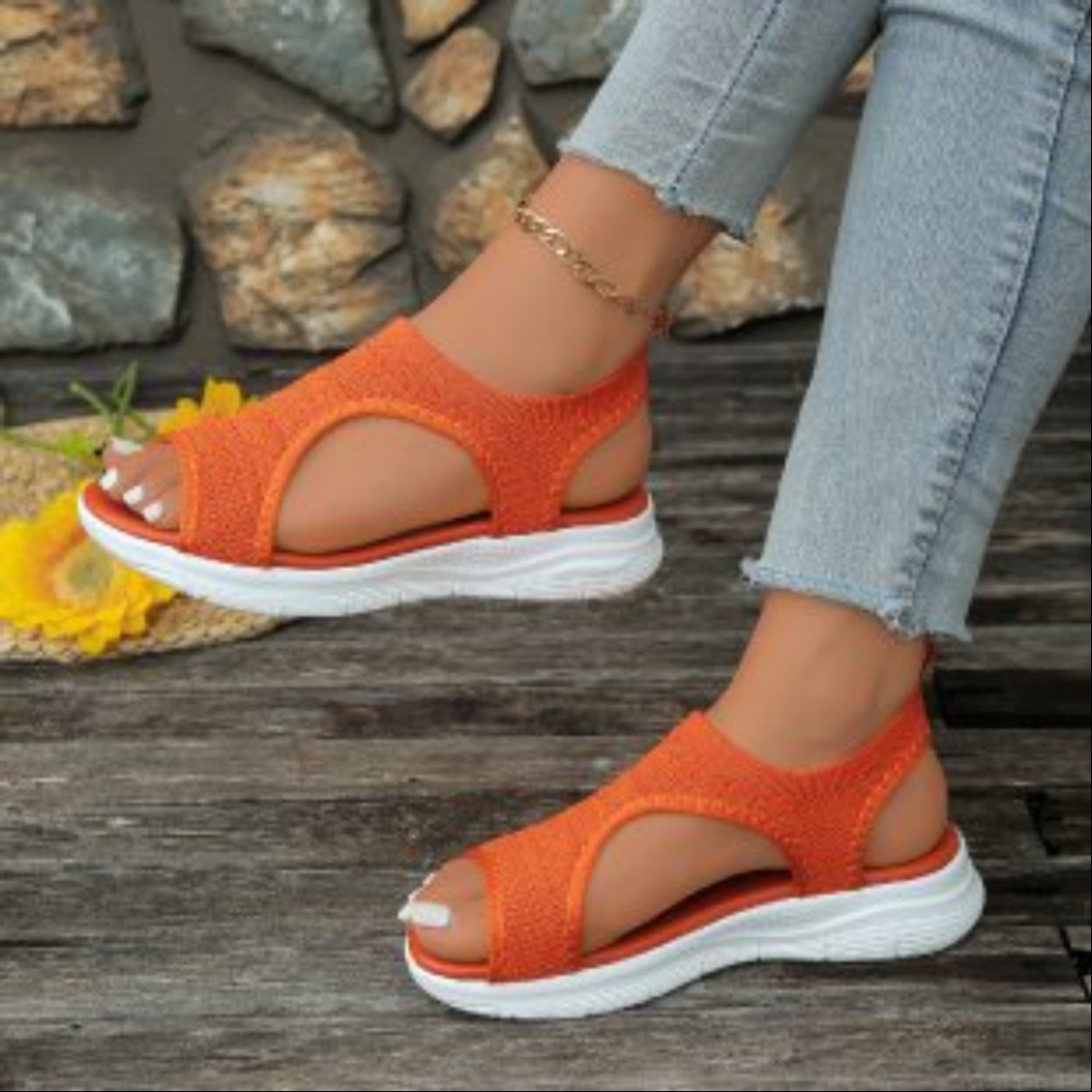 Open Toe Platform Sandals