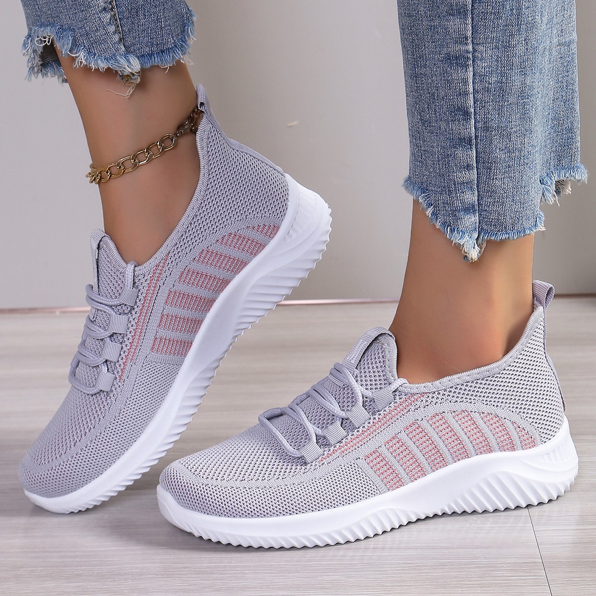 Round Toe Flats Athletic